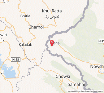 Map of Kathlala, Kashmir