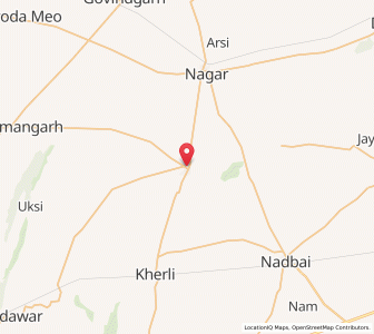 Map of Kathumar, Rajasthan