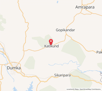 Map of Katikund, Jharkhand