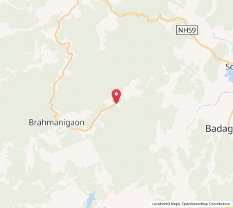 Map of Katingia, Odisha