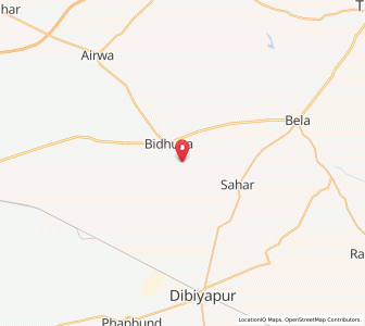 Map of Katra Ruppur, Uttar Pradesh