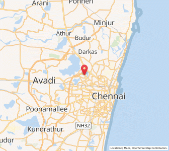 Map of Kattrivedu, Tamil Nadu