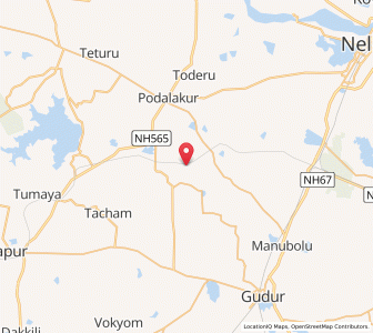 Map of Kattubadipalli, Andhra Pradesh