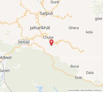 Map of Katula, Uttarakhand