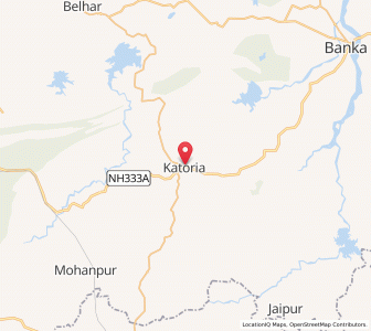 Map of Katuria, Bihar