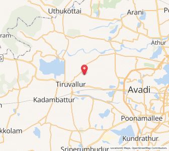 Map of Katyanakuppam, Tamil Nadu