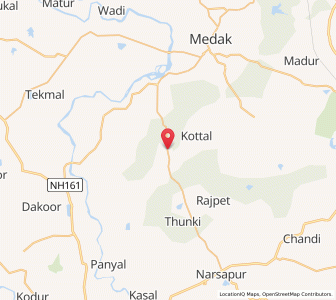 Map of Kaudpalli, Andhra Pradesh