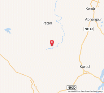 Map of Kauhi, Chhattisgarh