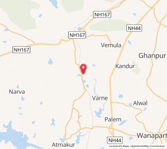 Map of Kaukuntla, Andhra Pradesh