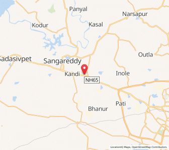 Map of Kaulampet, Andhra Pradesh