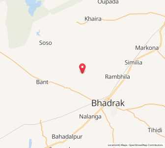 Map of Kaupur, Odisha