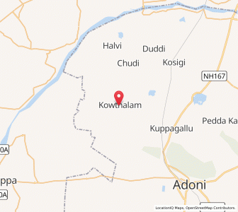 Map of Kautalam, Andhra Pradesh