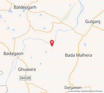 Map of Kawaiyan, Madhya Pradesh