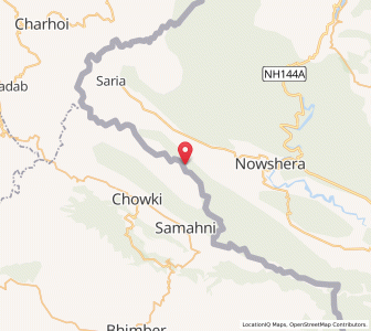 Map of Kea, Kashmir