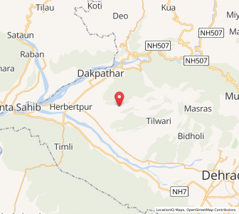 Map of Kedarwala, Uttarakhand