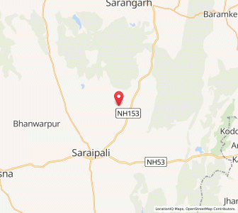 Map of Kedua, Chhattisgarh
