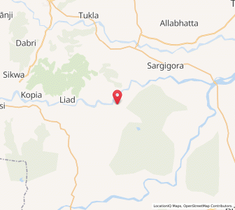 Map of Kegaon, Odisha