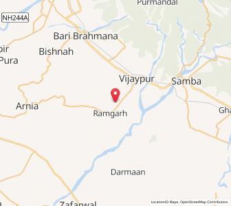 Map of Kehranwali, Kashmir