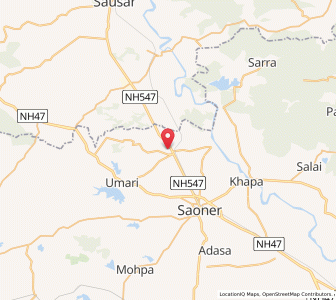 Map of Kelod, Madhya Pradesh