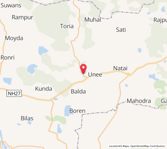 Map of Kelwara, Rajasthan