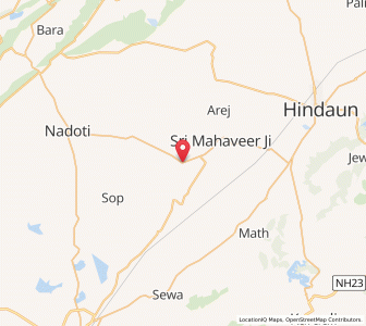 Map of Kemla, Rajasthan