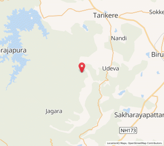Map of Kemmannugundi, Karnataka
