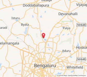 Map of Kenchanahalli, Karnataka