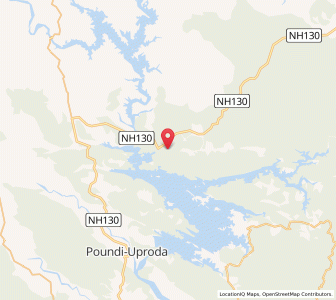Map of Kendai, Chhattisgarh