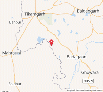 Map of Kenwar, Madhya Pradesh