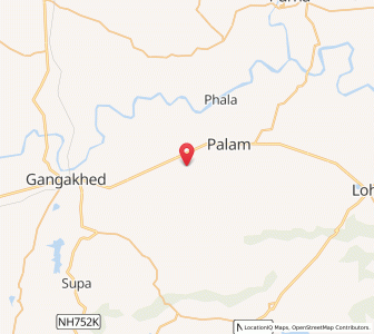 Map of Ker, Maharashtra