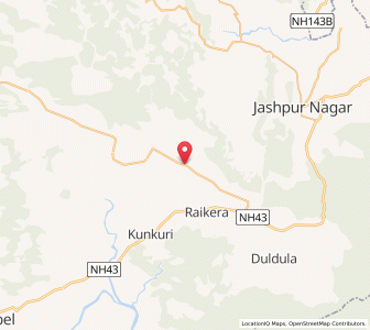 Map of Keradih, Chhattisgarh