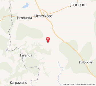 Map of Keragan, Chhattisgarh