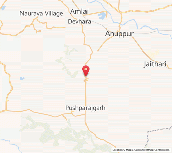 Map of Kerar, Madhya Pradesh