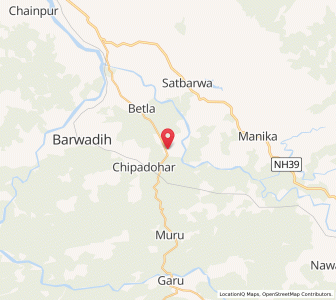 Map of Kerh, Jharkhand