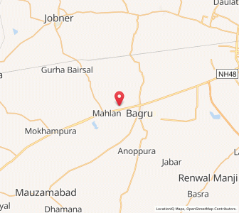 Map of Keriya ka Bas, Rajasthan