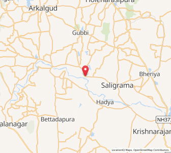 Map of Kerlapura, Karnataka