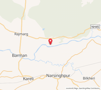Map of Kerpani, Madhya Pradesh
