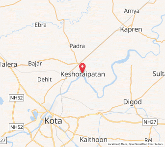 Map of Keshorai Patan, Rajasthan
