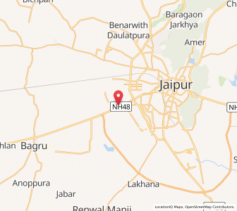 Map of Keshupura, Rajasthan