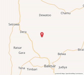 Map of Ketu Barabas, Rajasthan