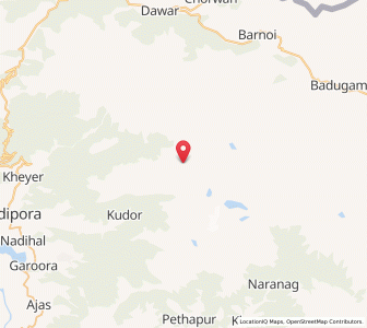 Map of Khach, Kashmir
