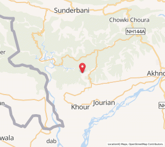 Map of Khadah, Kashmir