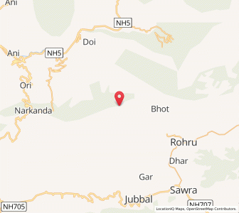 Map of Khadrala, Himachal Pradesh