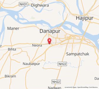 Map of Khagaul, Bihar