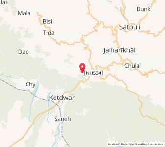 Map of Khagoli, Uttarakhand