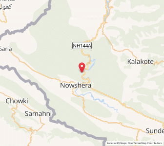 Map of Khaila, Kashmir