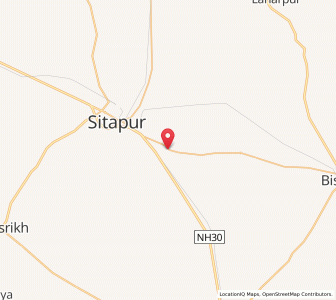 Map of Khairabad, Uttar Pradesh