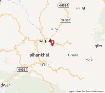 Map of Khairasain, Uttarakhand