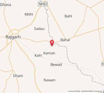 Map of Khairu Chhoti, Rajasthan