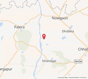Map of Khairuon ka Purwa, Madhya Pradesh